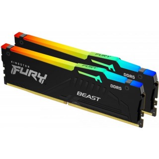 32GB (Kit of 2*16GB) DDR5-5600 Kingston FURY® Beast RGB CL40